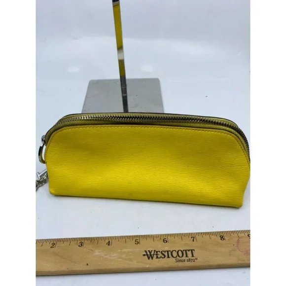 Lauren Ralph Lauren Women's Yellow Cosmetic Bag - Picture 5 of 6